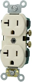 Leviton S06-0cr20-0ts Light Almond 20 Amp Duplex Receptacle