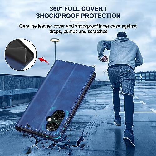 Image of Jasonyu Flip Wallet Case for OnePlus Nord N30 5G,Blue
