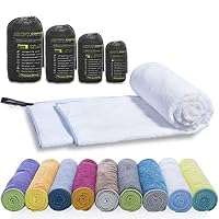 Serviette De Sport LightDry En Microfibre - Séchage Ultra Rapide, Légère Et Compacte - Pour Sport, Voyage, Plage - 5 Tailles Disponibles