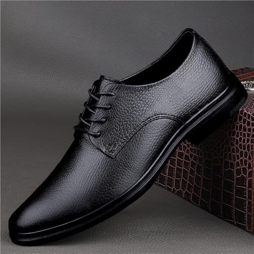 Men’s Leather Lace Up Oxford Shoes Comfortable Dress for Office and Events4