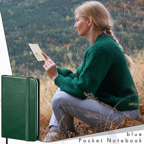 Mini carnet ligné 10,2x6,3 cm avec couverture rigide pour bloc-notes de bureau - 6