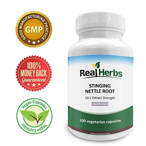 Stinging Nettle Root 10:1 Pure Extract 750Mg (Equivalent To 7500Mg Raw Stinging Nettle Root) Promotes Prostate & Urinary Tract Health - 100 Vegetarian Capsules #TOP5