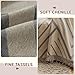 VClife Boho Couch Cover Grey Beige Herringbone Sectional Sofa Cover Chenille Couch Cover for 2 Cushion Couch Sofa Pet-Friendly Thick Loveseat Cover L Shape Sofa Couch Covers Furniture Protector Cover