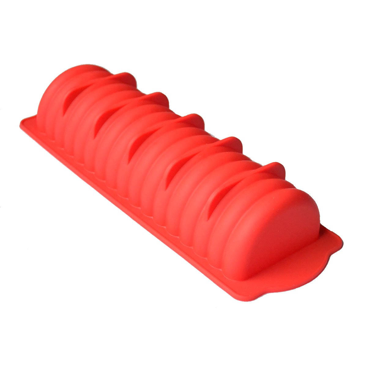 Bestomz Caterpillar Ribbed Loaf Pan Silicone Bread Hot Dog Mould DIY Baking Dessert, As Shown - Image 4
