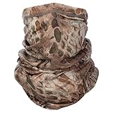 North Mountain Gear PRYM1 Sand Storm Lightweight Camo Neck Gaiter – Stretch Fit Moisture Wicking Hunting Face Cover