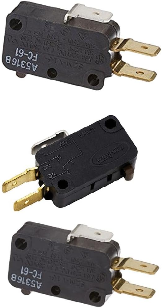 16802 Universal Door Interlock Micro Switch T - 3 Pack 80040