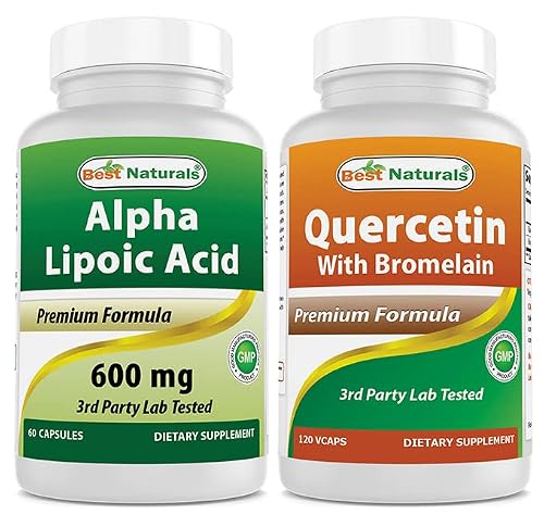 Best Naturals Alpha Lipoic Acid 600 Mg & Quercetin With Bromelain #TOP21