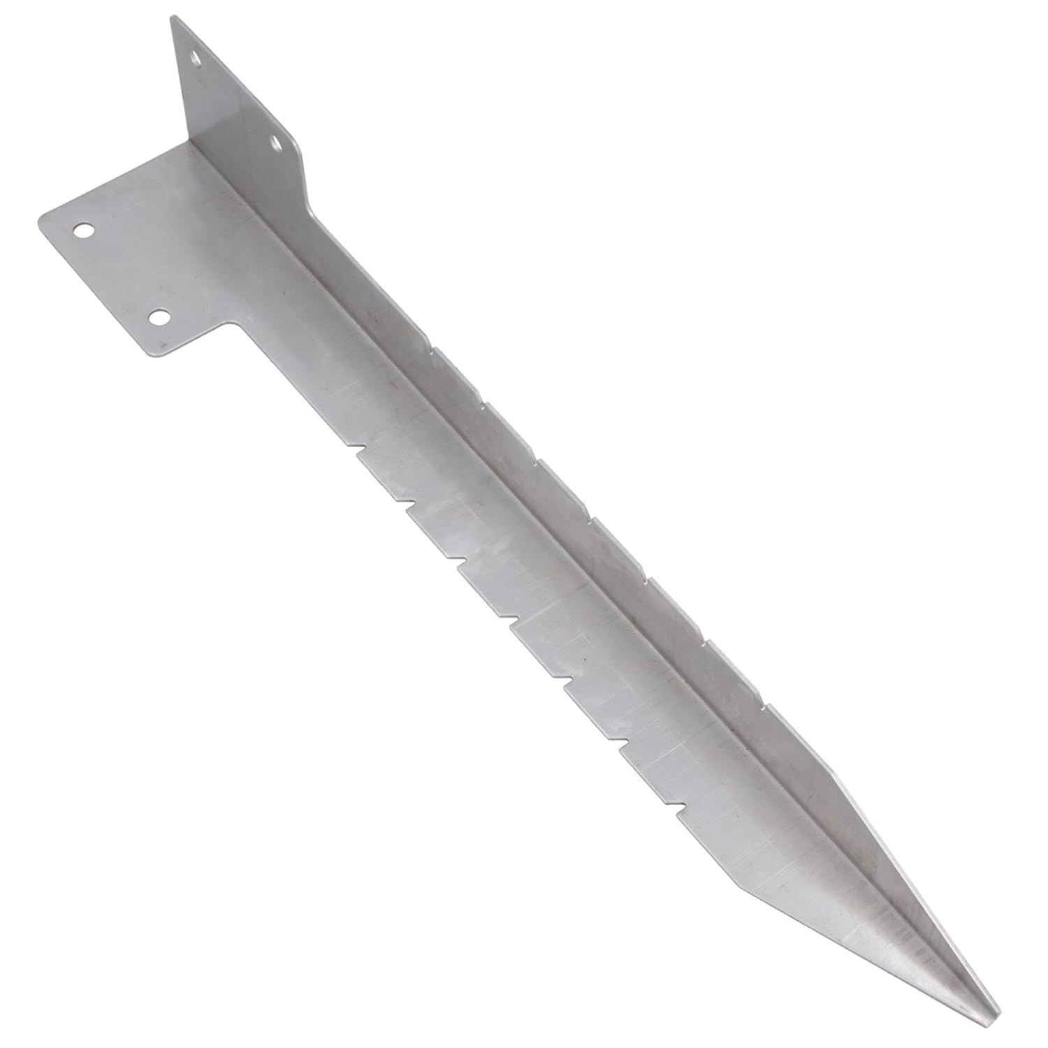 Garden Sleeper Single Corner Support Stainless Steel Stake Spike 440mm 2pc