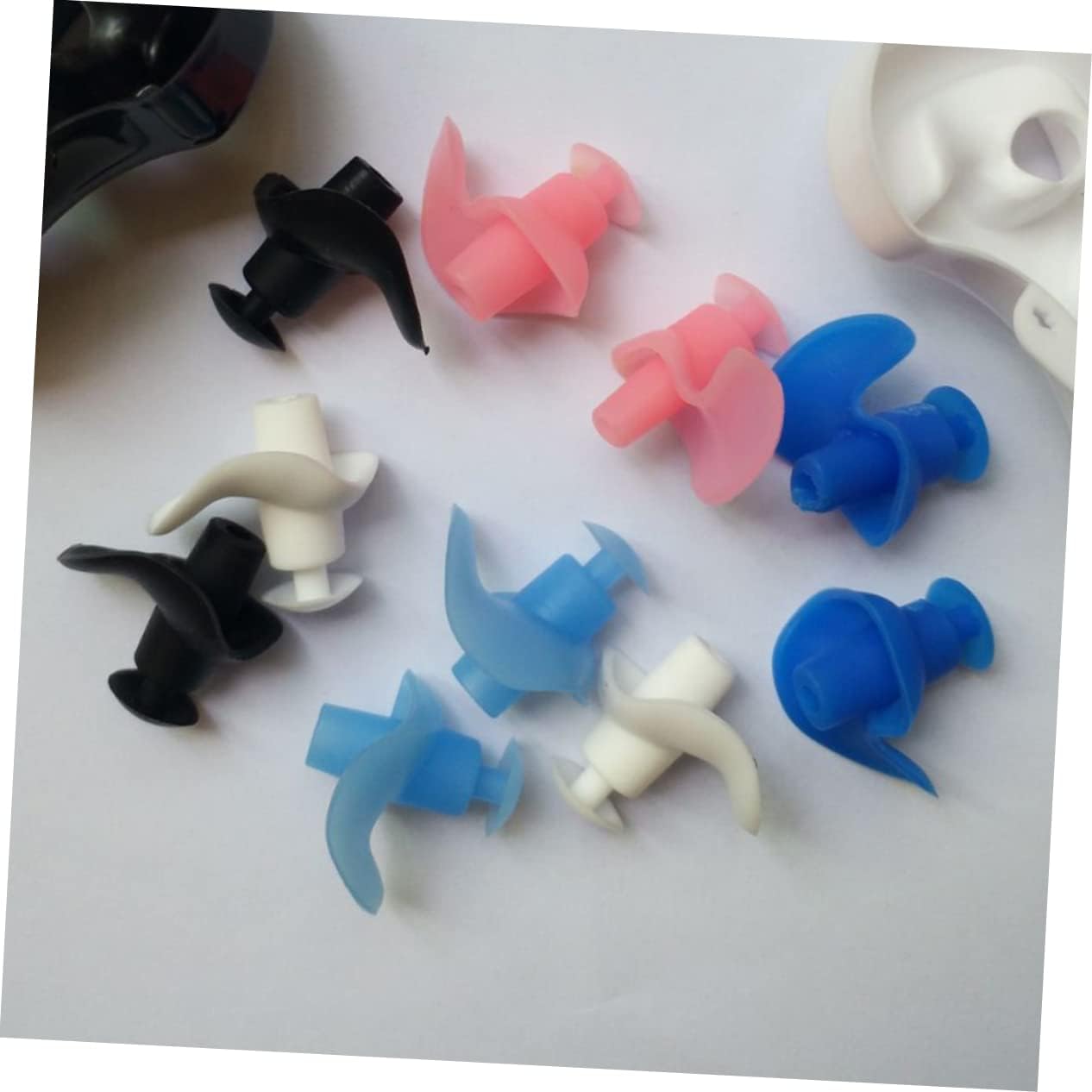 4pairs Silicone Earplugs for Swimming Adult Ear Plugs Soft Mushroom Ear Protector for Water Sports