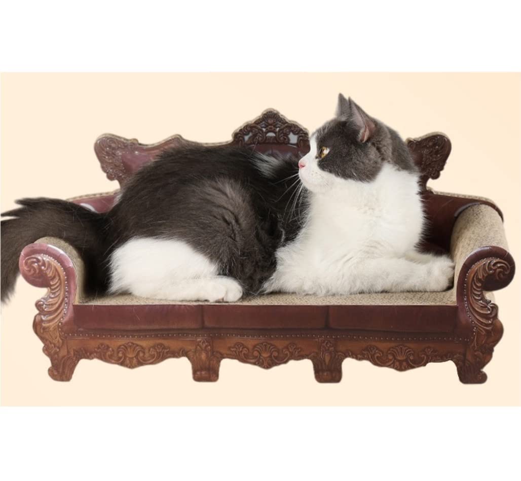 Rascadores para Gatos Almohadilla Para Rascar Para Gatos, Rascador Reversible Para Gatos, Rascador Para Gatos De Cartón Para Gatos De Interior, Juego Para Dormir Y Garra Para Moler Afilador de uñas pa