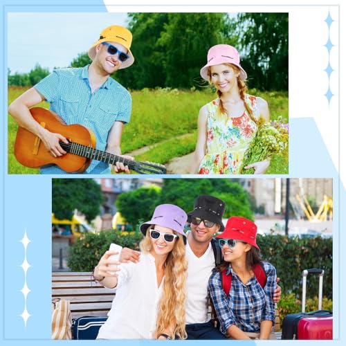 Image of Didaey 48 Pcs Bucket Hat Bulk for Women Men Fisherman Adjustable Summer Hat UV Protection for Outdoor Fishing Hiking Beach