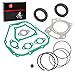 Engine Gaskets Seals Rings Rebuild Kit Compatible with Yamaha Golf CART G16 G20 1996-2002 G11 1997-2001