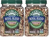 RiceSelect Royal Blend, Texmati White, Brown, Wild, and Red Rice, 21 Ounce (Pack of 2)
