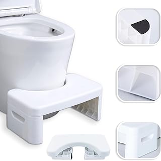 Bathroom Toilet Stool, Detachable Multi-Function Toilet Stool Portable Step for Home Bathroom, Squatting Toilet Stool, Por...