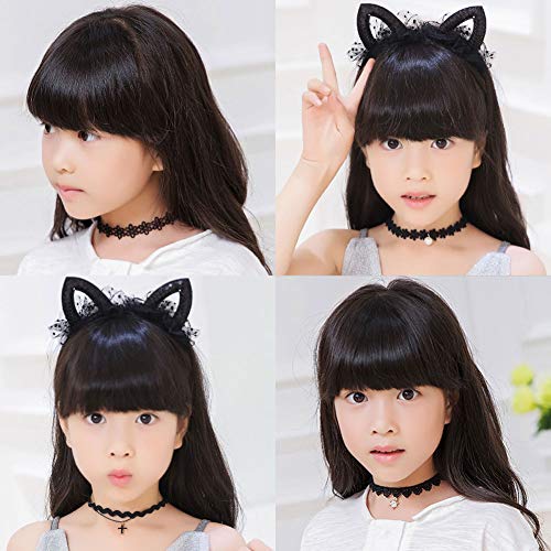 10pcs i Bambini Elastico Collana Lace Choker