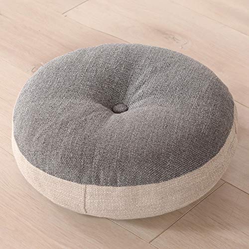 Coussin de salon tatami rond 40cm pour une assise zen au bureau