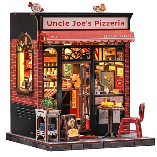 CUTEBEE Book Nook Kit - DIY Miniature House Dollhouse Kit for Adu...