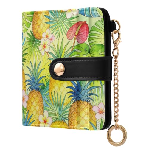 Étui compact pour cartes avec fermeture magnétique JUNZAN mince portable