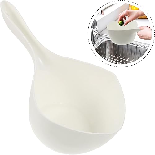 Miniatura 2 de Cucharón de plástico con mango cómodo, multiuso para baño, cocina y jardín, diseño ligero para un fácil uso y limpieza