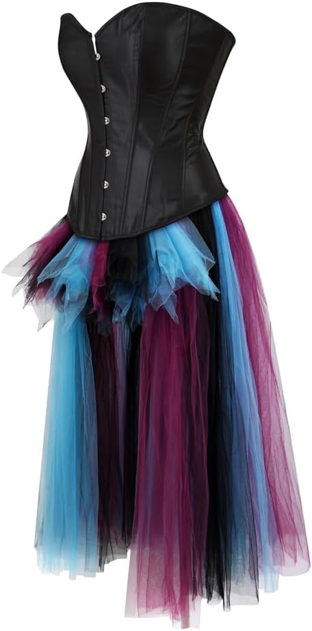 Plus Size Corset Tops For Women Dress Bustier Skirt tutu Plus Size Halloween