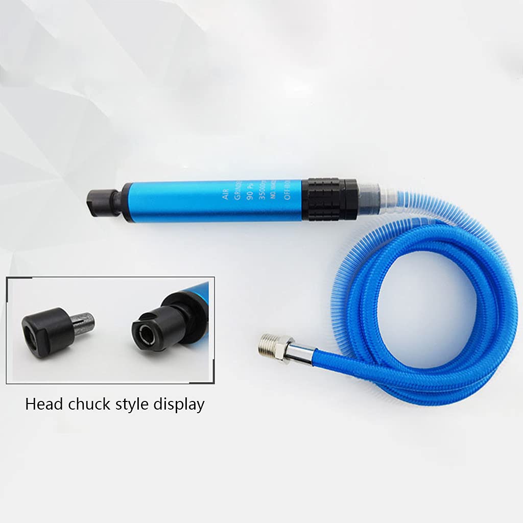 CHENZILIN Air-Powered Die Grinder Set Pencil Type Die Grinder 35000rmp 5 mm with Wrench Two Chucks 3mm 6mm Grinder