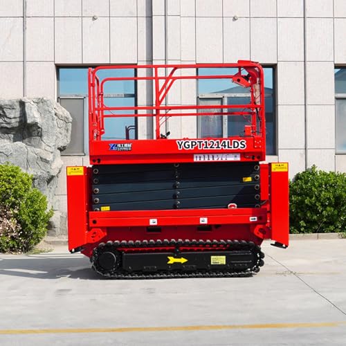 Portable Aerial Work Platform Electric Scissor Lift 4m 6m 8m 10m 12m 14m 16m High Lifting Vertical Mast Aluminum Electric Aerial Work Platform Lift for Construction