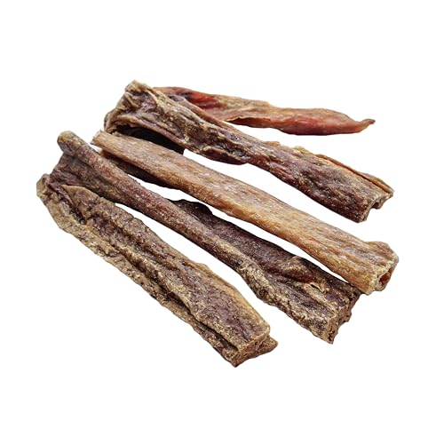 mascota vital - Getrocknete Rindereuter für Hunde – Natürlicher Kausnack – 100 % Monoprotein – Zahnpflege & Training – Schonend Luftgetrocknet – Hundesnack ohne Zusatzstoffe (250g, Sticks)