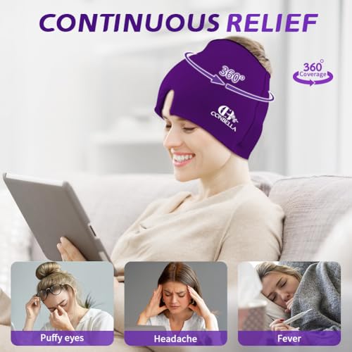 Image of Migraine Relief Cap, Soothing Headache Ice Face Mask Products