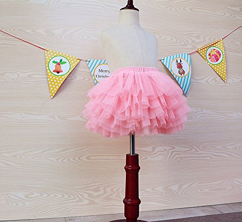 Baby Girls' Tutu Skirt Toddler 6 Layered Tulle Tutus 1-8T #TOP5