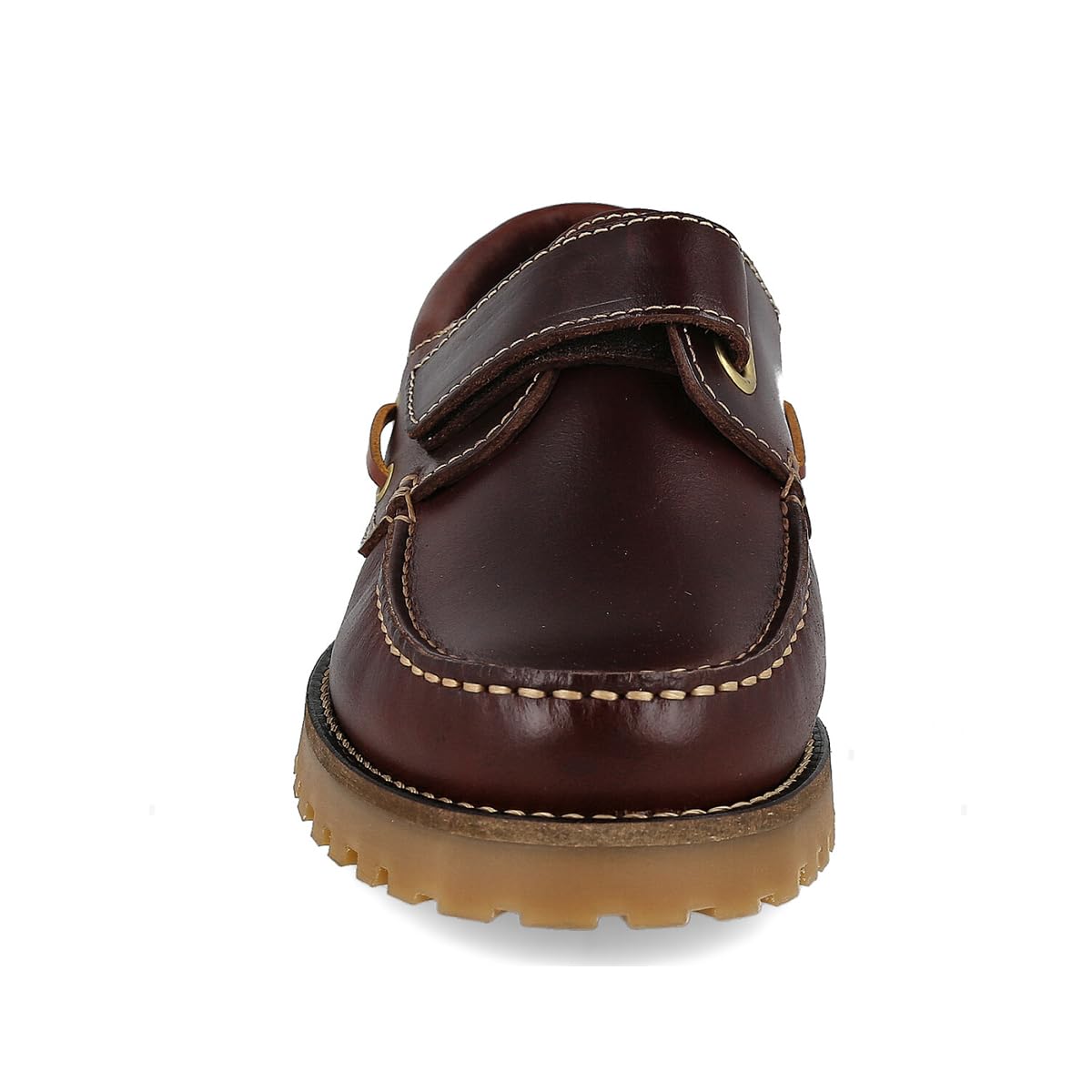 Chaussures Bateau Sport pour Homme Femme Enfant Garçon Unisexe en Cuir. Grandes Tailles. Fermeture Lacets et Contact. Semelle en Caoutchouc. Marron, Bleu Marine, Noir