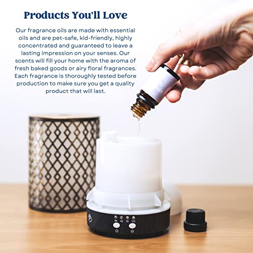 Image of CANDECraftCo Premium Fragrance Oil - Diffuser Oils Fragrances Scented for Home, Candle Soap Making Supplies, Aromatherapy Blends for House (0.34 Fl Oz) (2-Pack, Pink Sugar & Pink Sands)