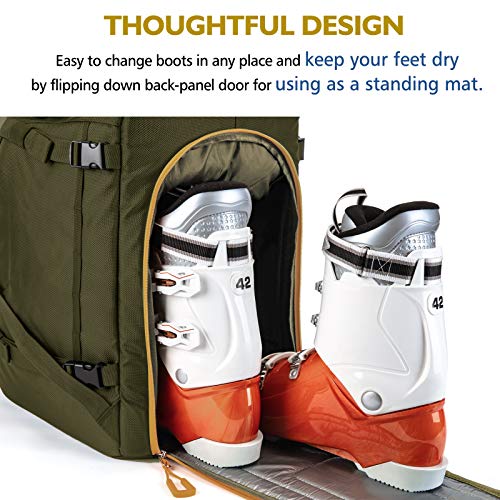 Image of Unigear Ski Boot Bag Backpack for Helmet 50L /70L, Goggles, Gloves, Skis, Snowboard & Accessories