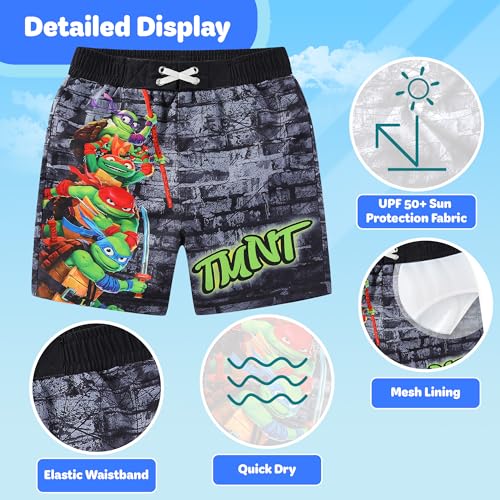 Maillot de bain TMNT protégeant des coups de soleil pour les juniors - 5