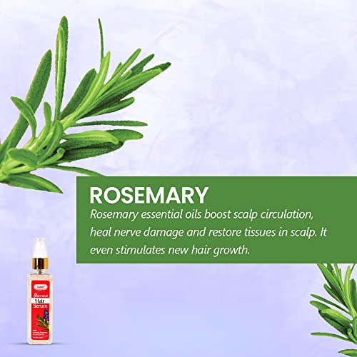 Image of Sunny Herbals Hair Serum Enriched With Jaborandi & Basil & Essential Oils To Prevent Hair Loss, Promotes Fuller Hair And Rejuvenates Scalp | Excellent Potion To Nourish Hair 100ml(Pack of 1)