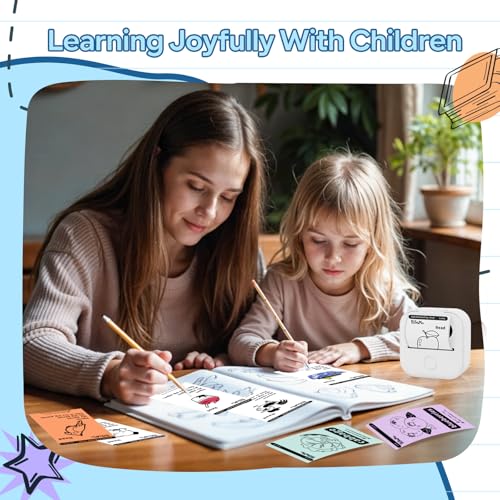 Image of Mini Sticker Printer, Sticker Maker Machine for DIY Journal, Study Notes