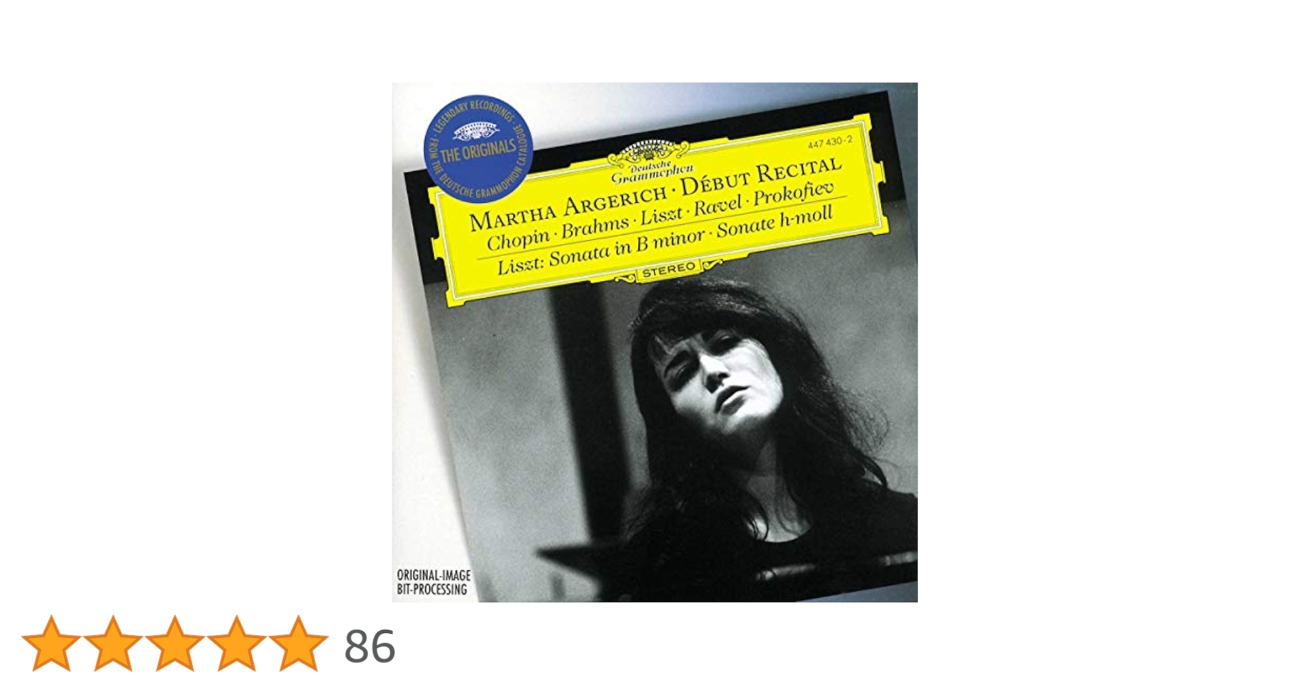 【日本オリジナル盤/見本盤】マルタ・アルゲリッチ 『デビュー・リサイタル』 LP 日本オリジナル盤/見本盤】マルタ・アルゲリッチ 『デビュー