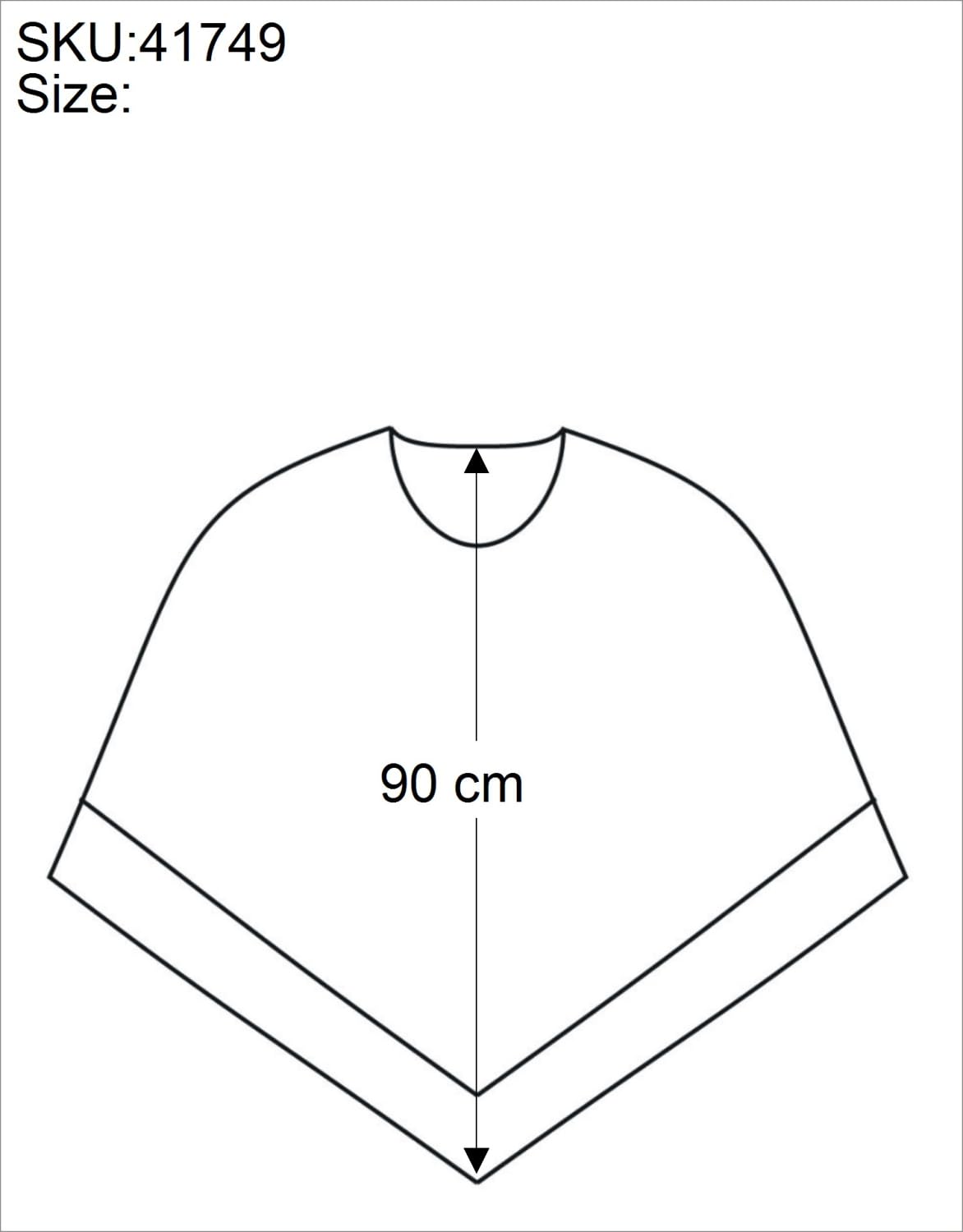 GURU SHOP, Poncho Hippie Chic, Ethno Poncho, Poncho Andino, Arancione/verde, Cotone, Dimensione Indumenti:One Size, Giacche, Cardigan e Poncho