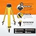 Surveying Tripod, Wooden Survey Tripod with 5/8-Inch 11-Threaded Flat Head with Twist Lock for Total Station Theodolite Auto Level (RTW20A)