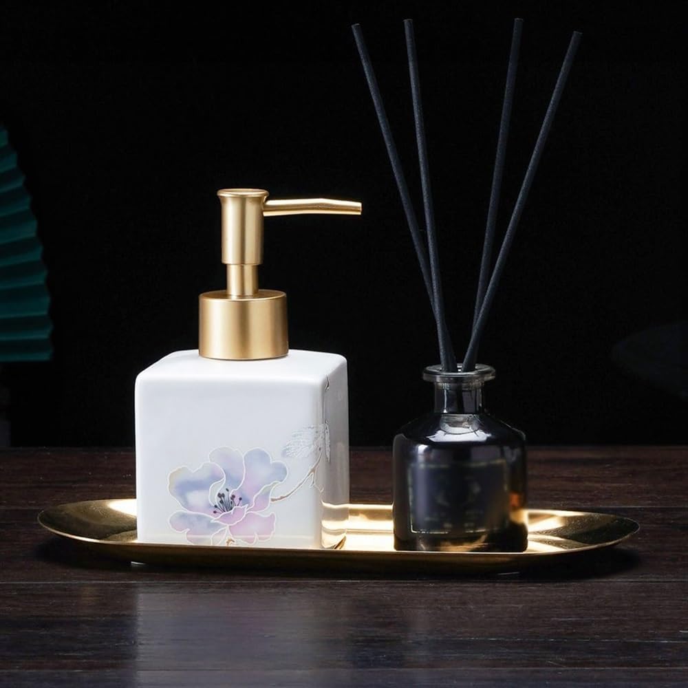 ZENGXJYCQINGJIANG ソープディスペンサー ハイカラー バリュープレス ボトル シャンプー ボディウォッシュ ディスペ