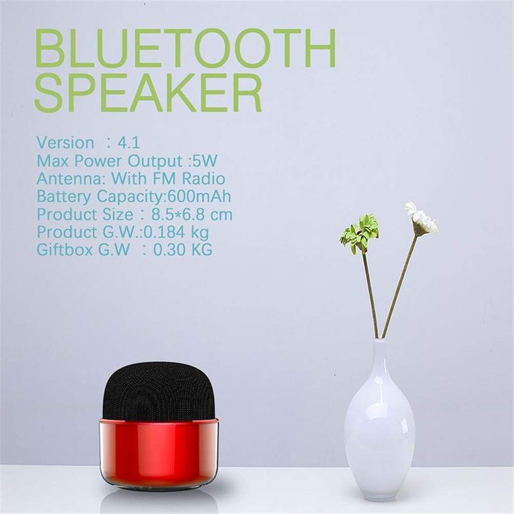 Speaker Bluetooth Waterproof Portatile Mini Panno IP4 Impermeabile Tascabile Mani Libere per la Casa, Campeggio