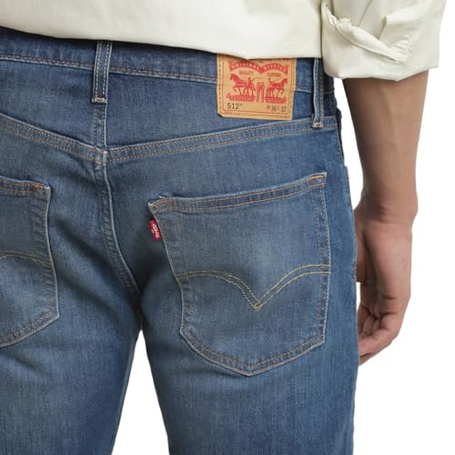 Image of Levi's Men's 512 Slim Tapered Fit Stretchable Low-Rise Jeans