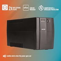 NGS FORTRESS1200V3 UPS 800VA szünetmentes tápegység 480W 2 Schuko aljzat - 1200 V3 2