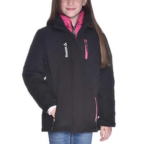 Hooded Jacket for Girls Detachable Hood 