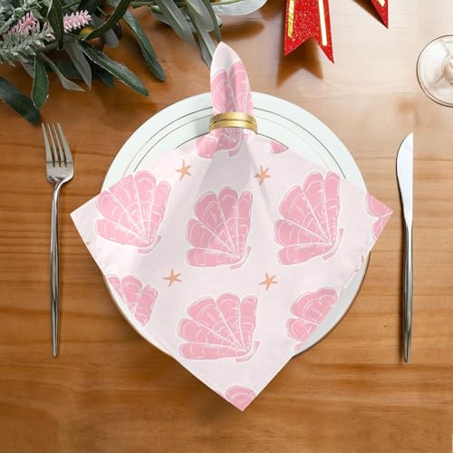 Servilletas de Tela Set 6 Rosadas 20x20 in miniatura 3