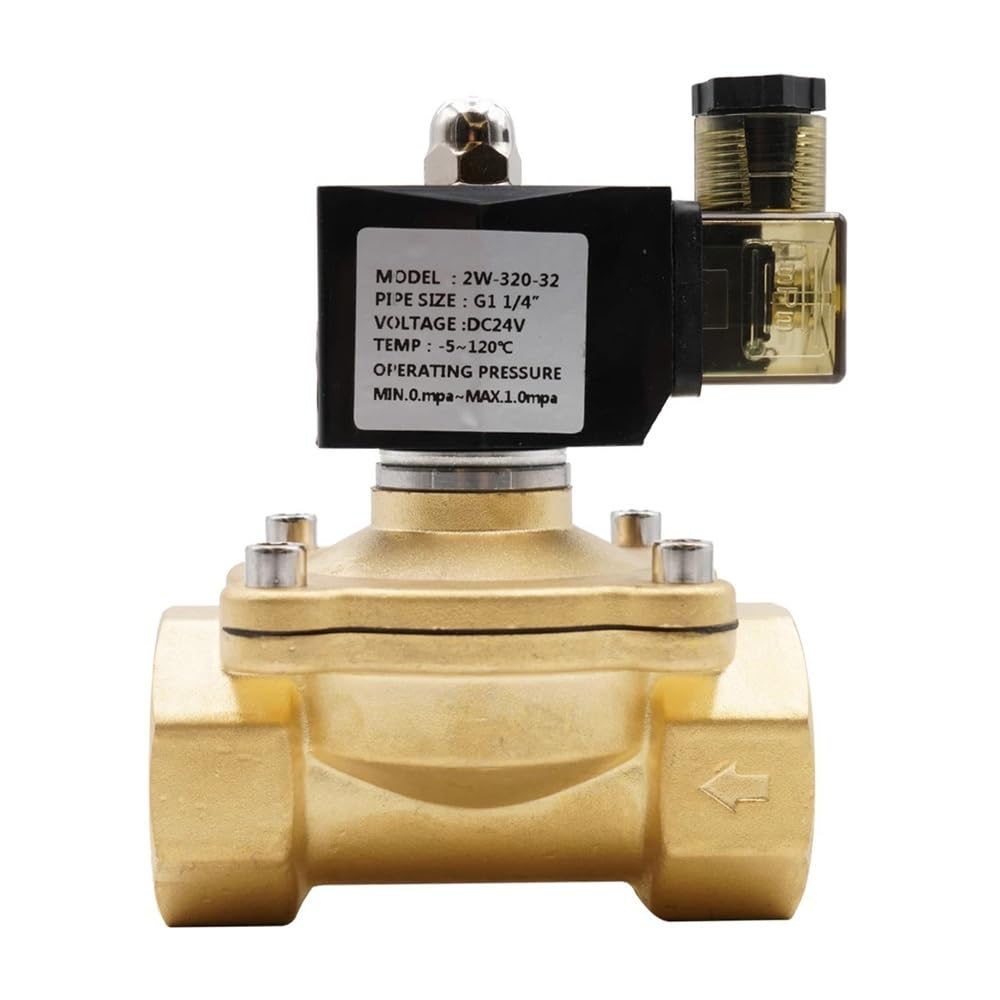 Électrovanne laiton AC 24V pour circuit d'eau chaude et chauffage