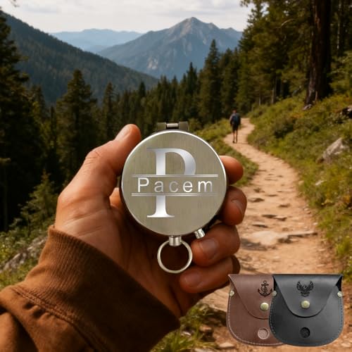 Brújula de Bolsillo de Latón Personalizada para Hombre miniatura 7