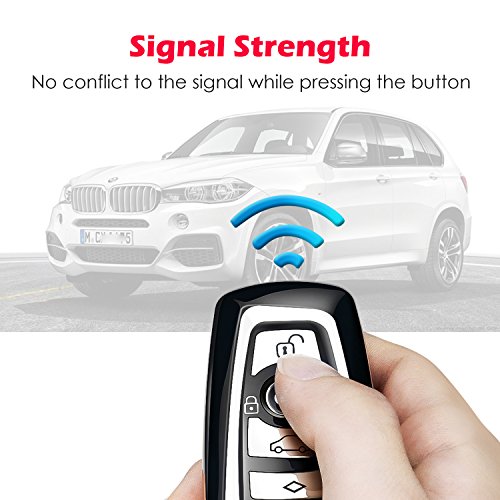 Intermerge For Bmw Key Fob Cover,Key Case For 1 3 4 5 6 7 Series X1 X3 X4 M5 M6 Gt3 Gt5 Remote Control Key Premium Soft Tpu Anti-Dust Full Protection (Blue) #TOP4