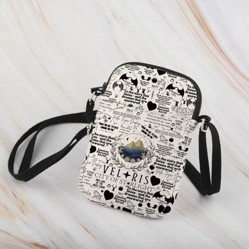 WCGXKO Bookish Crossbody Bag Bookworm Gift Reading Bookish Gift Fantasy Book Lover Merch3