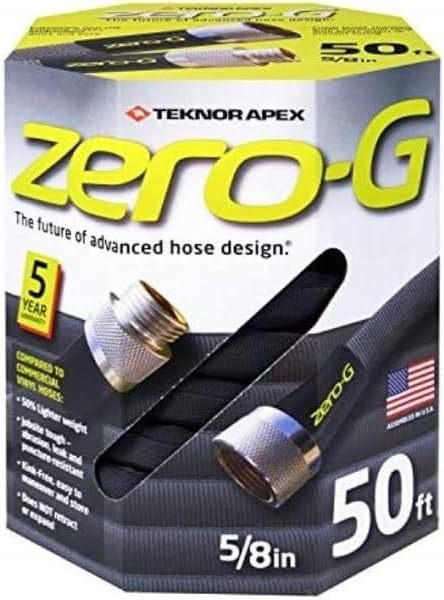 Apex 4001-50 50' Lightweight Ultra Flexible Durable Kink-Free Garden Hose