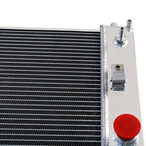 Radrace 4 Row Aluminum Radiator For 2003-2013 Chevy Corvette C6 Ssr V8 6.0L 6.2L 5.3L Radiador 2004 2005 2006 2007 2008 2009 2010 2011 2012 Crossflow Radiators #TOP7